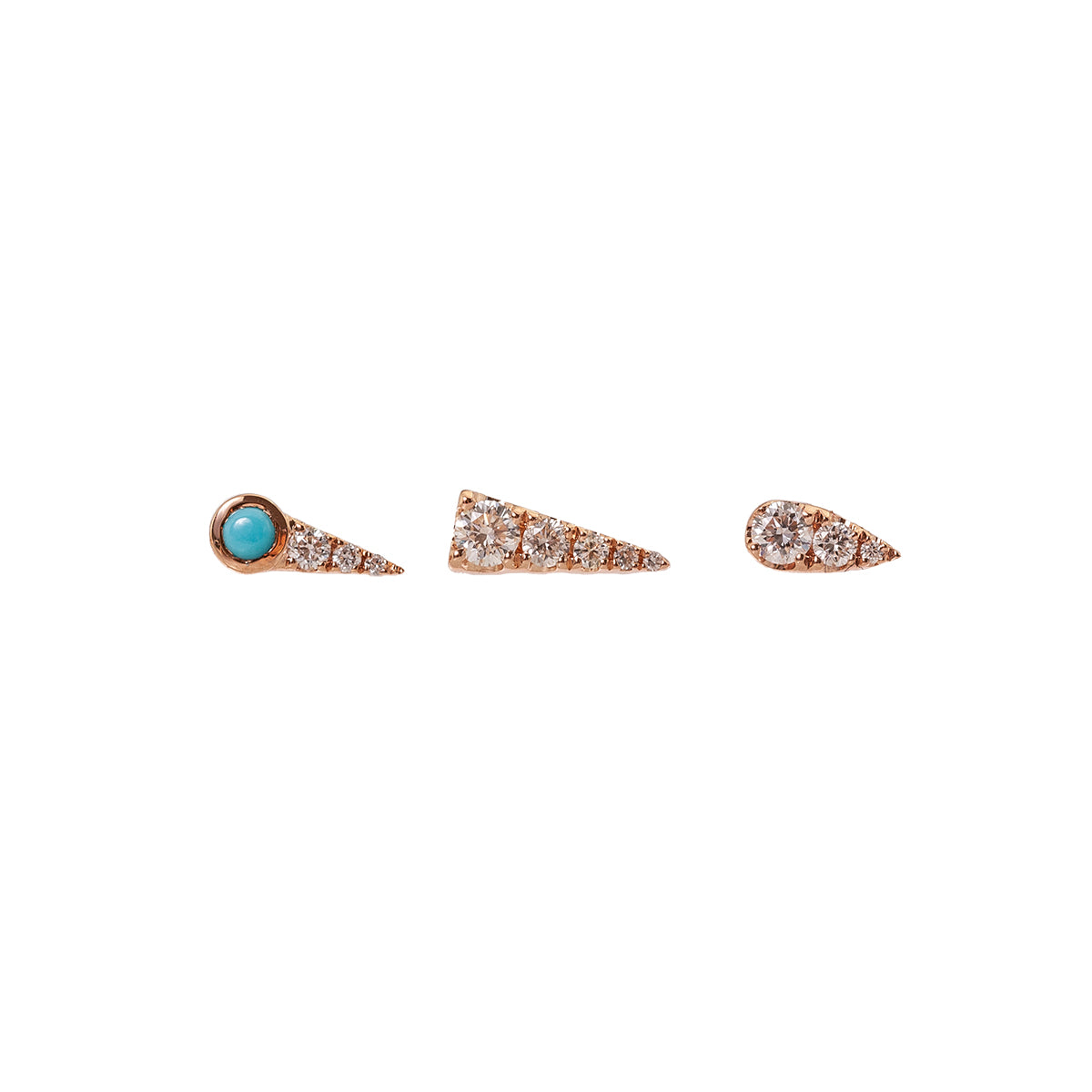 Diamond Point Studs